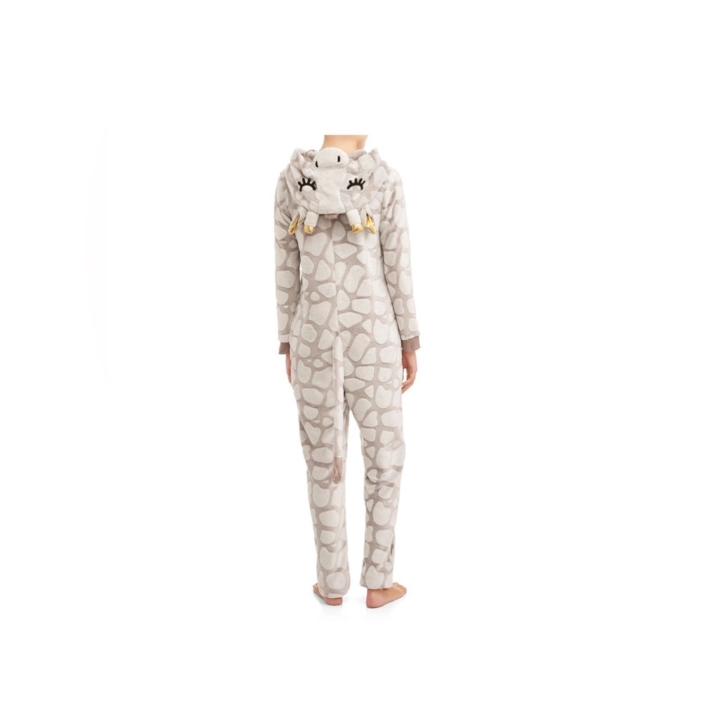 Secret Treasures Womens Giraffe Union Suit Pajamas Halloween Costume Size XS New